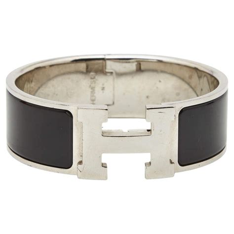 hermes bracelet clic h palladium.